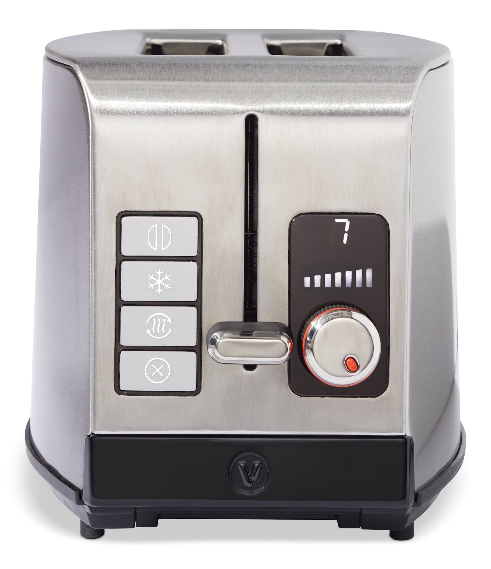 Vida by PADERNO Digitaler Edelstahl-Toaster, 2-Scheiben