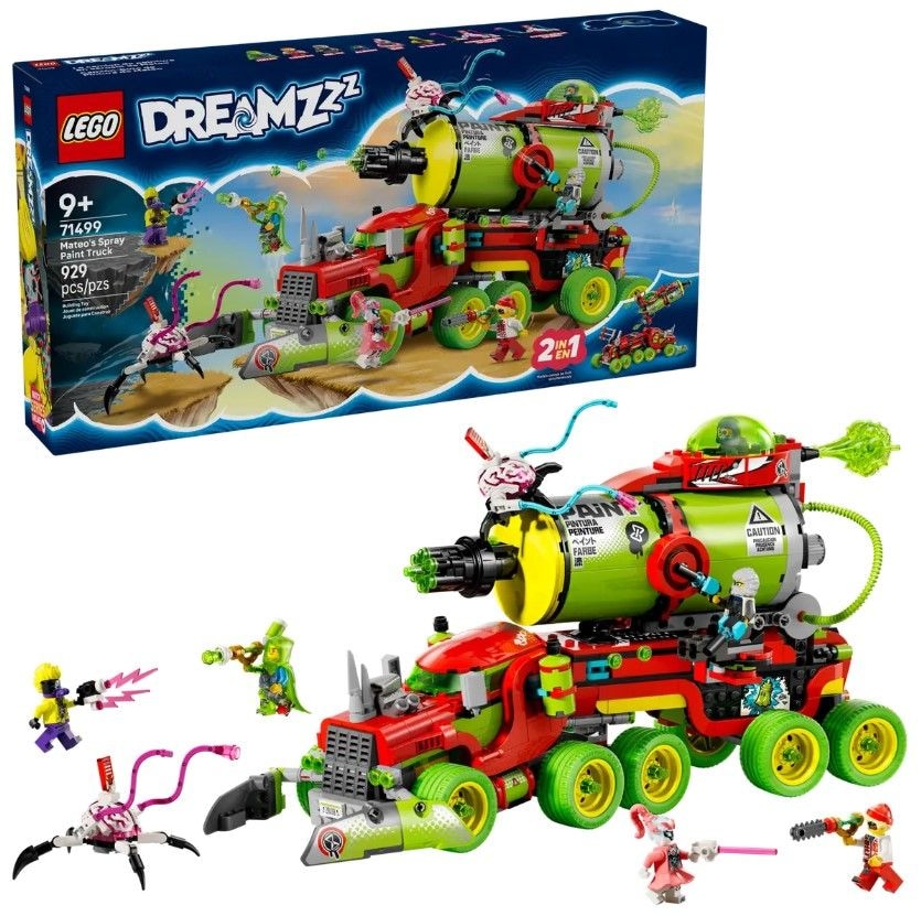 LEGO dreamzzz mateo's Spray Paint Truck - 71499, 929-pcs, ab 9 Jahren