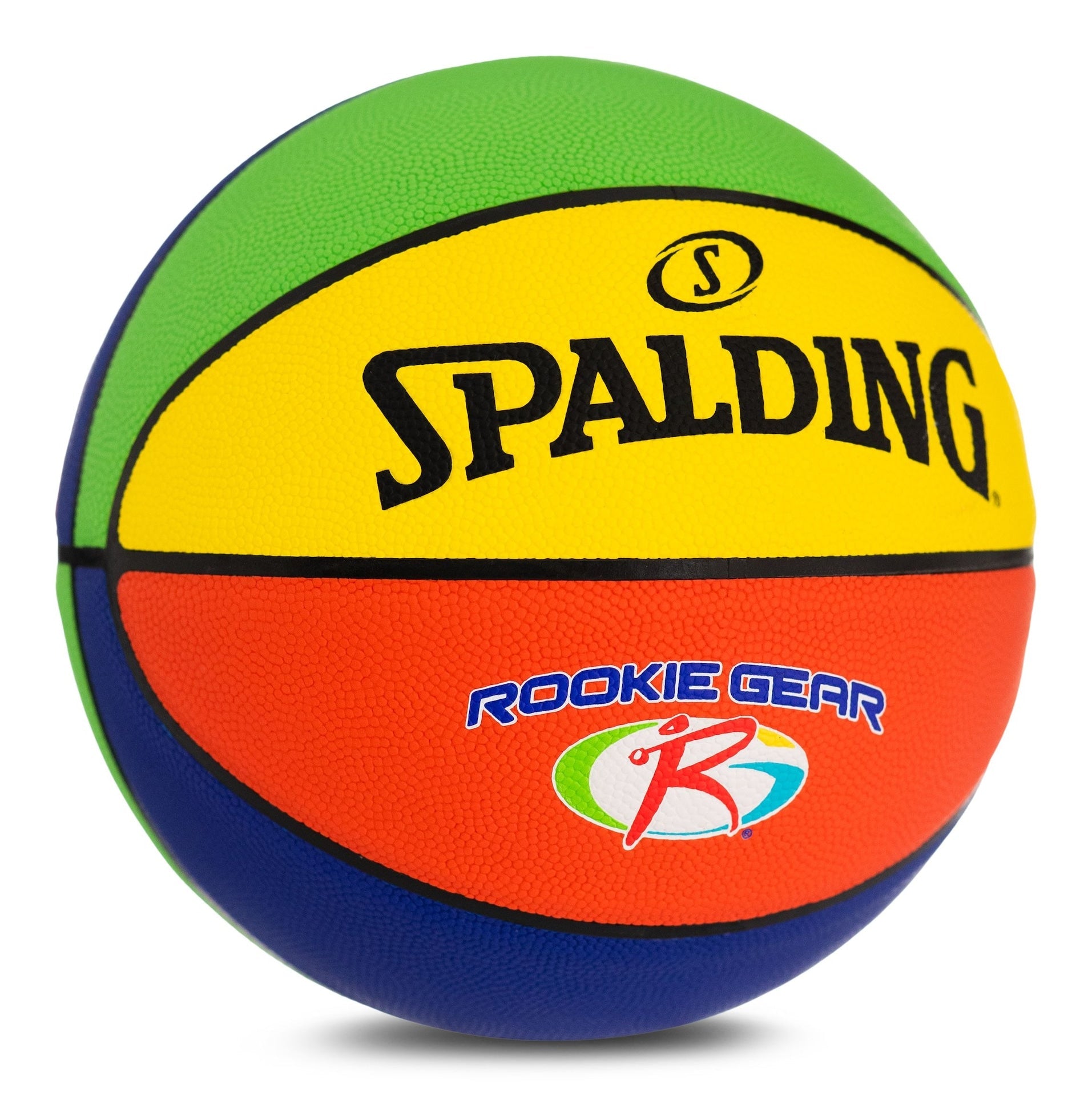 Spalding Rookie-Ausrüstung Jugendkinder Mehrfarben-Komposit-Basketball, Größe 5 (27,5-in)