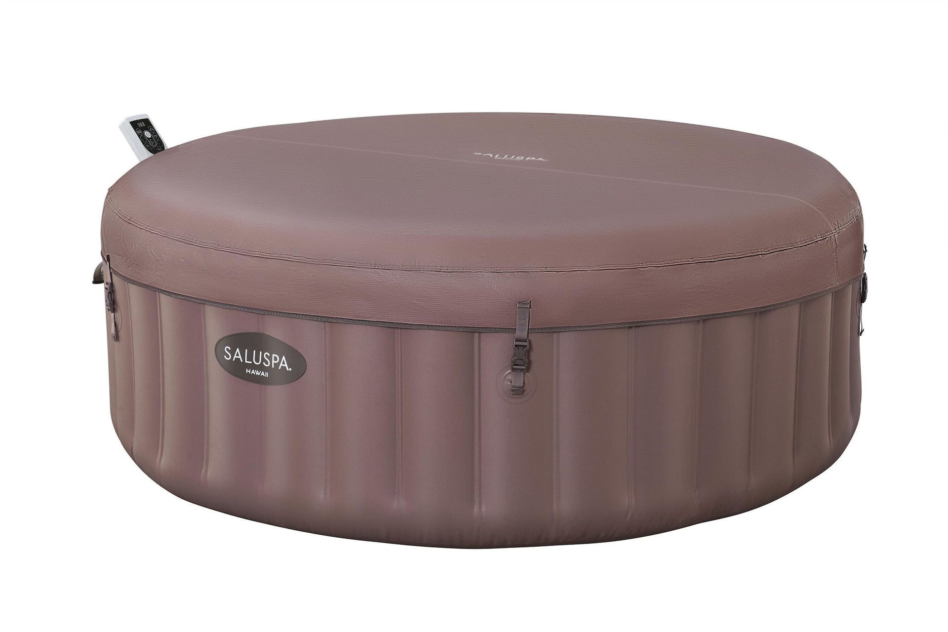 Salu Spa Hawaii Smart Airjet 6-Personen Terrakotta Round Spa, 77-in x 28-in
