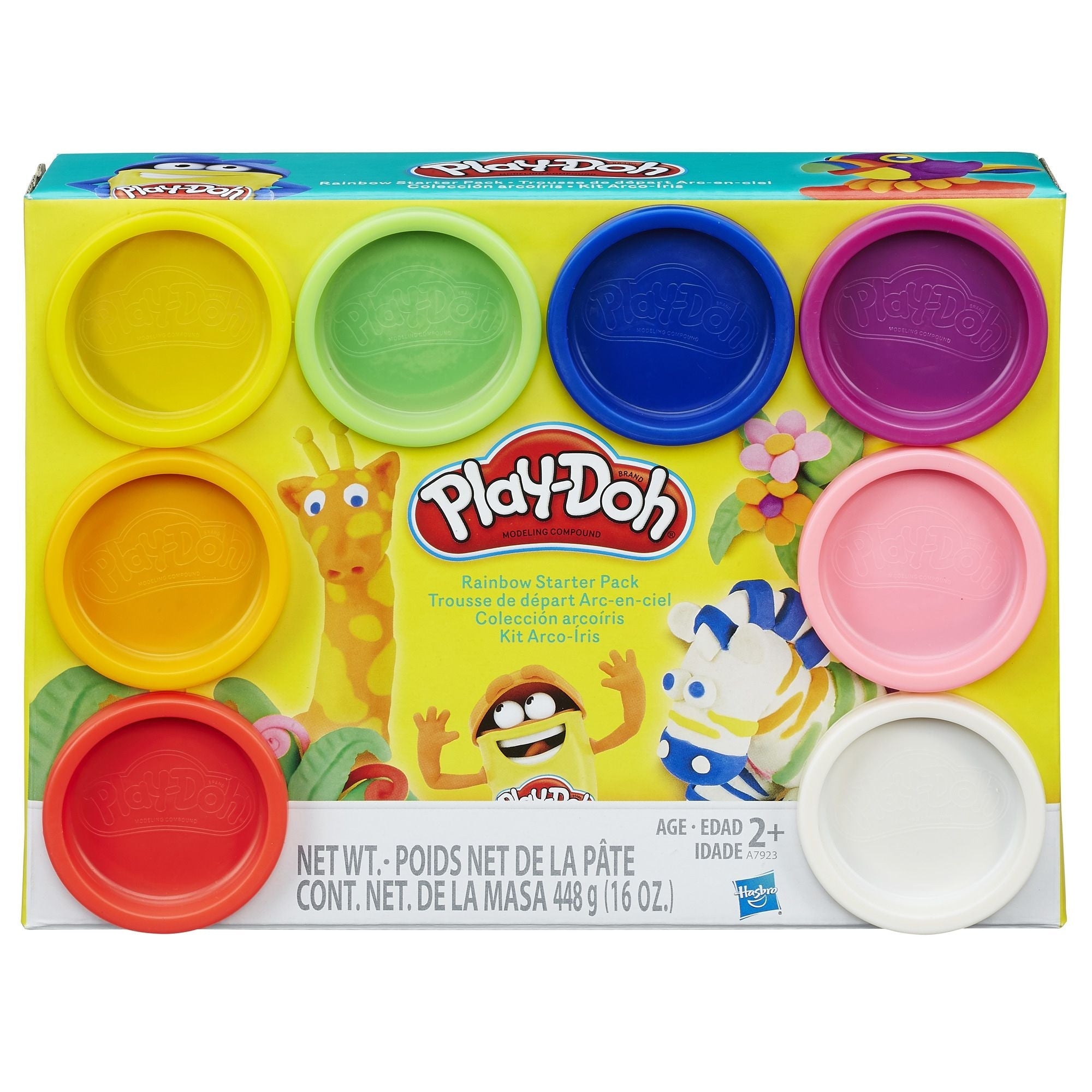 Play-Doh Regenbogen 8 Farbe Starter Pack Formmaterial für Kleinkinder & Kinder, ab 2 Jahren