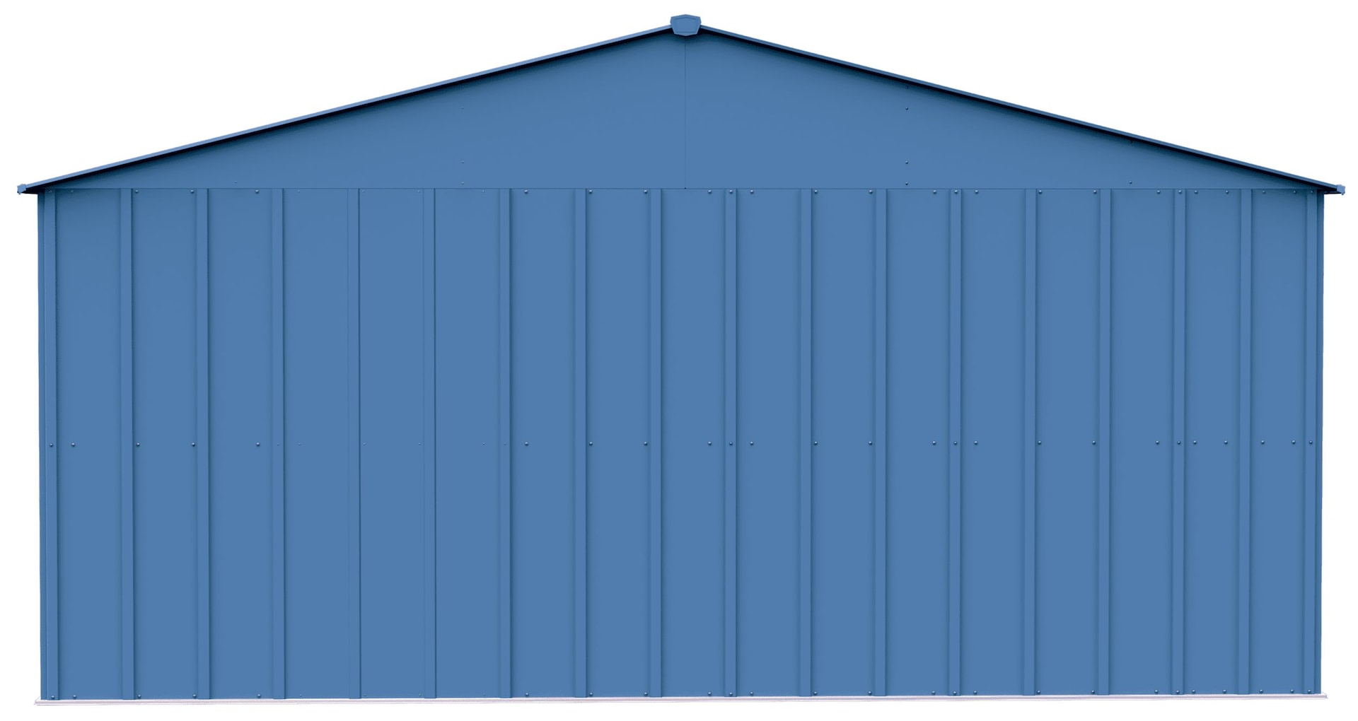 Arrow Klassisches 14x12-ft blau graues korrosionsbeständiges Stahlschuppen