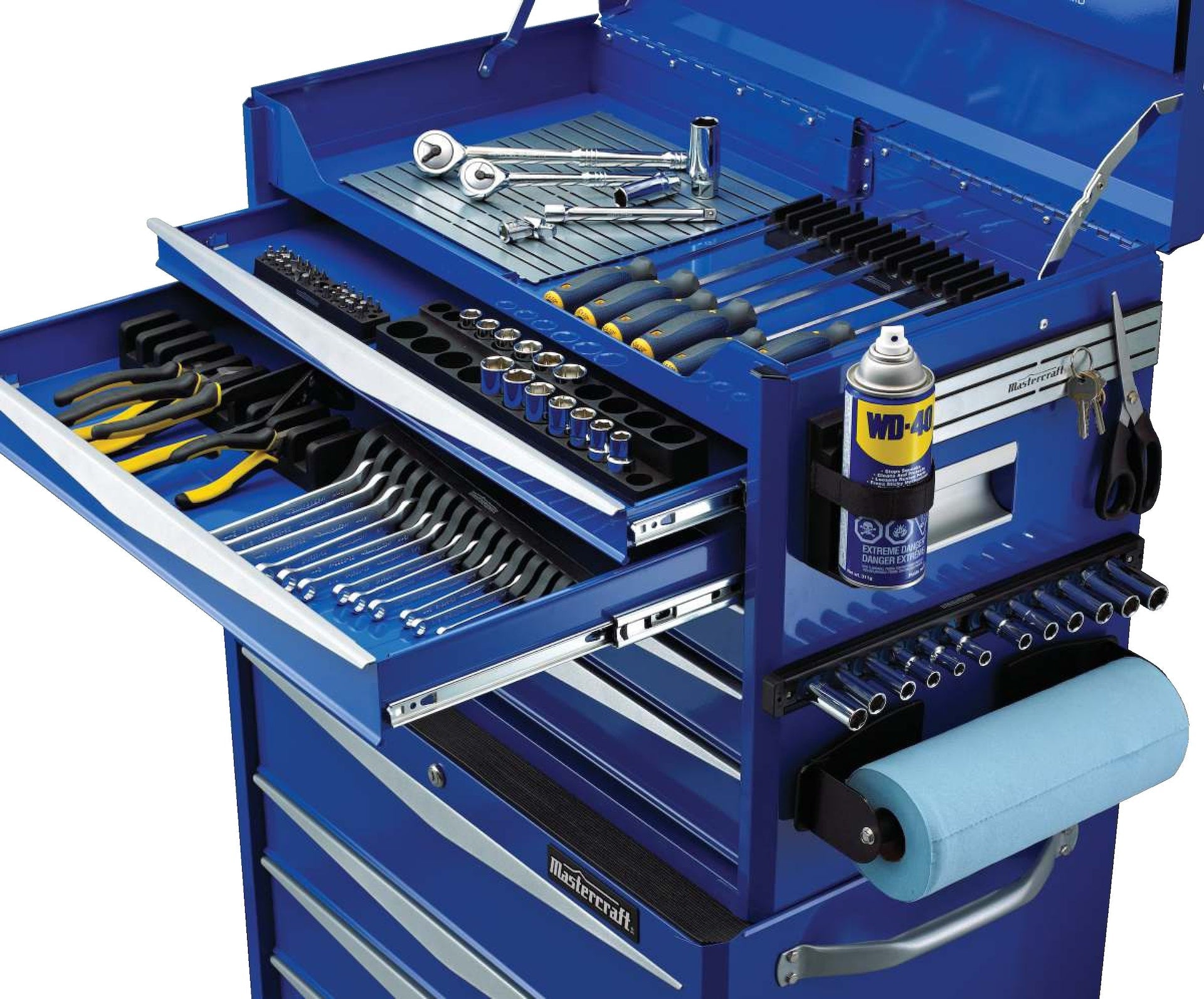 Mastercraft Magnet-Hex-Bit-Halterungsorganisator mit 37 Löchern