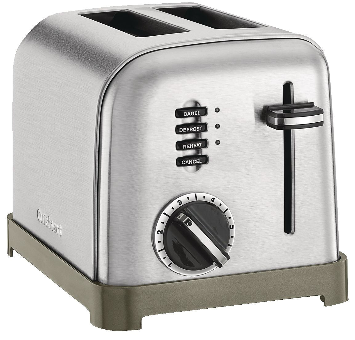 Cuisinart Metall klassischer Toaster mit 6 Einstellungen, Edelstahl, 2-Scheiben