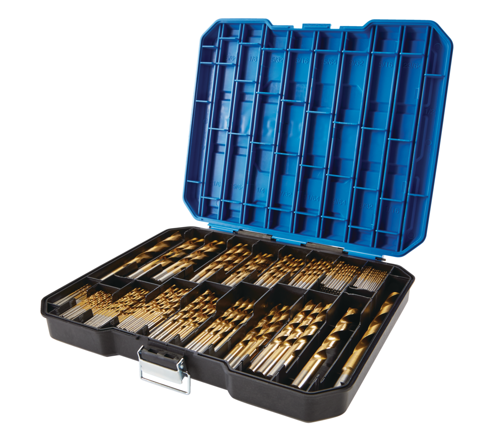 Mastercraft Titanbohrersatz für Holz, Metall, Kunststoff, 230-pc