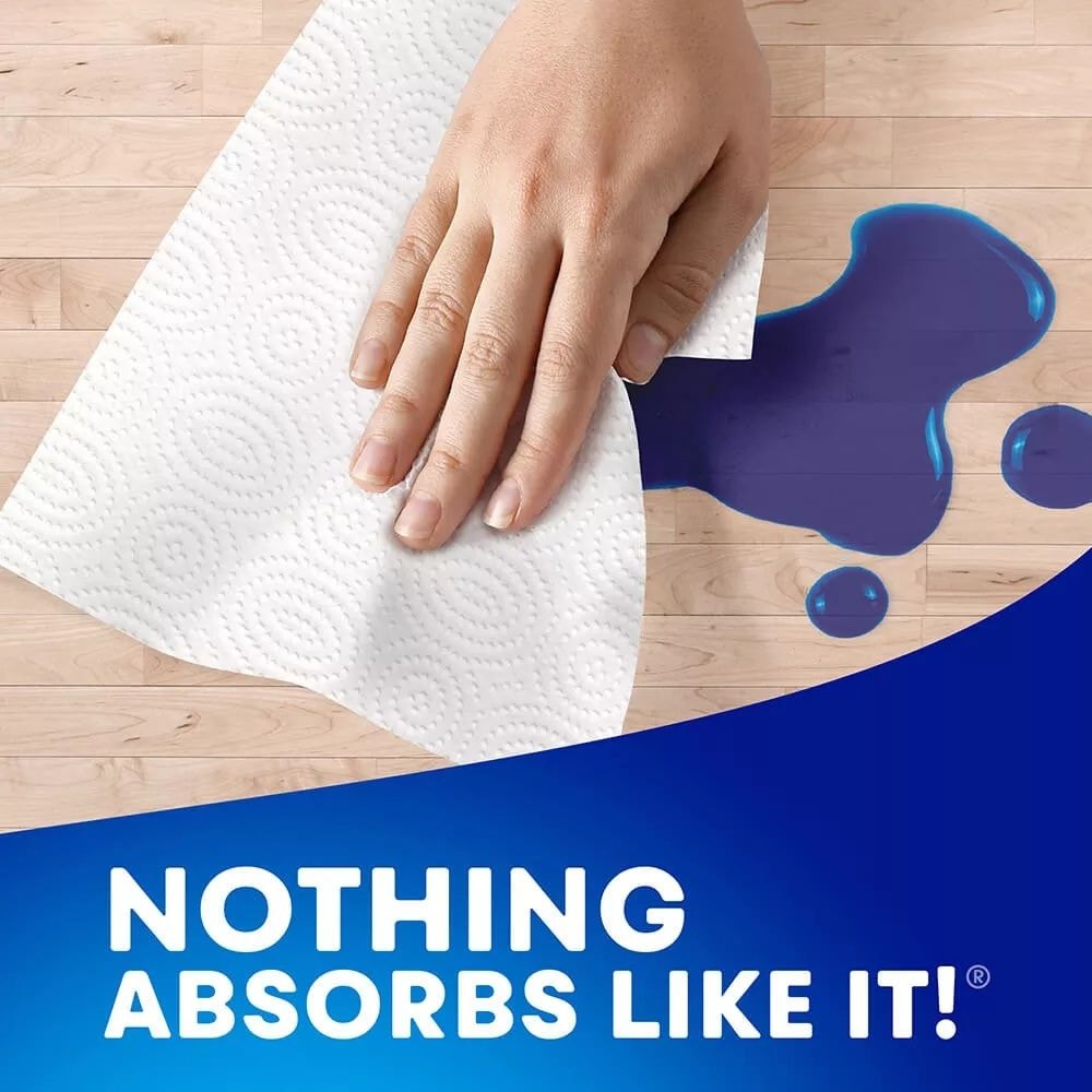 SpongeTowels Ultra-Size-Riesenpapierhandtücher, 2-lagig, 12-pk