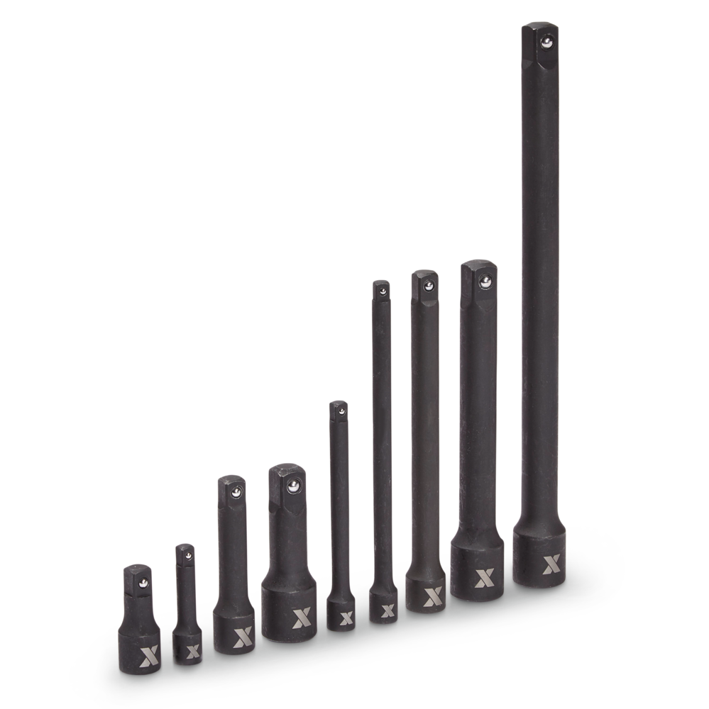 MAXIMUM Schlagextensionsstab, 9-pc, sae/metric, CRMO