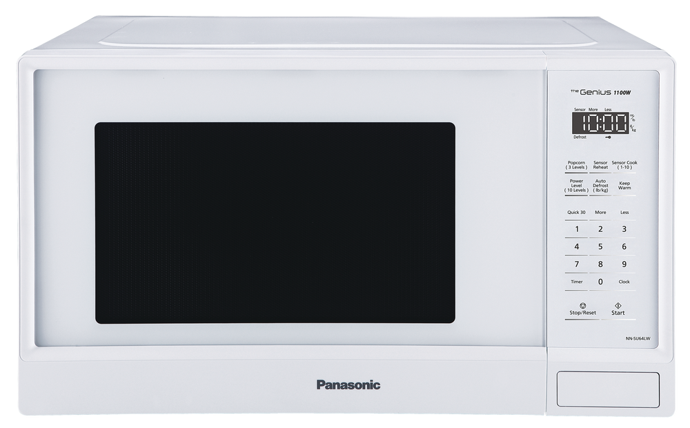 Panasonic NN-SU64LW countertop microwave genius sensor cooking, 1,3-cu.ft., matt weiß