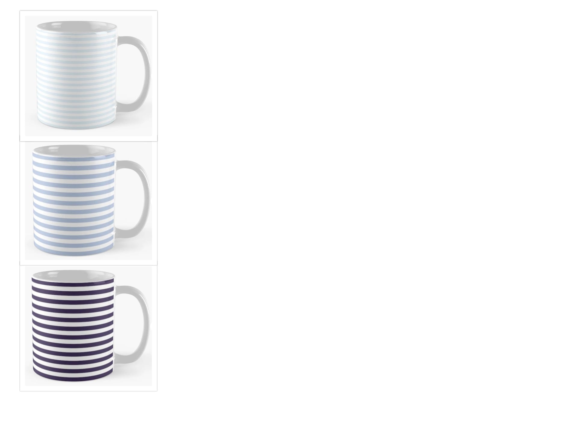 Manna blaue stapelbare Becher, verschiedene Farben, 4-pk