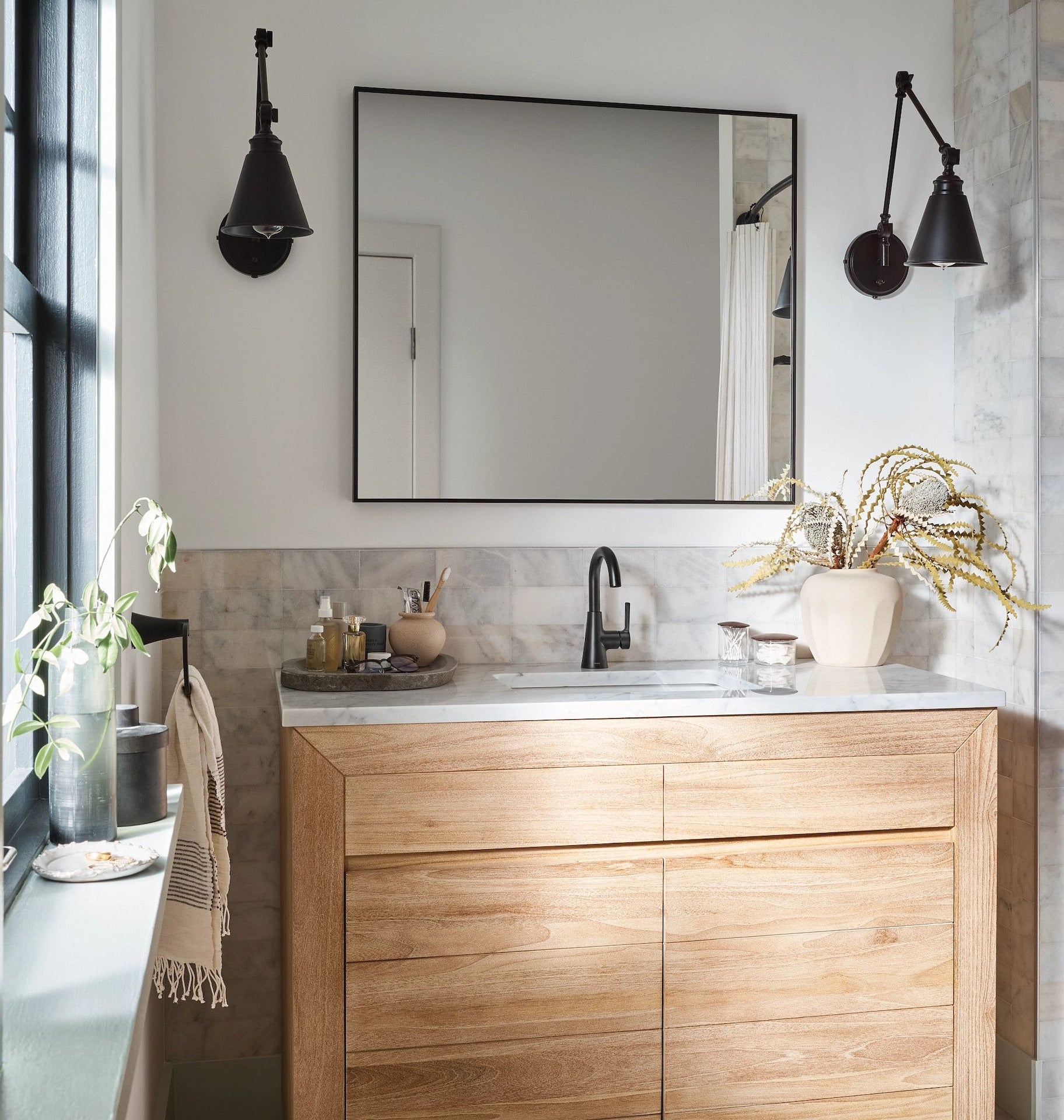 Moen mikah Eingriff Badezimmer Wasserhahn, matt schwarz