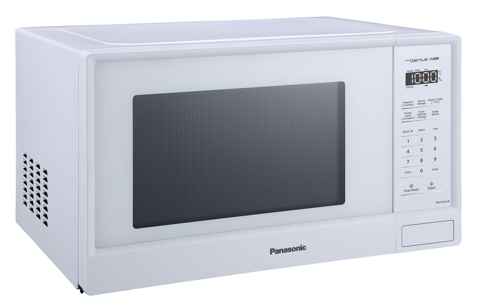 Panasonic NN-SU64LW countertop microwave genius sensor cooking, 1,3-cu.ft., matt weiß