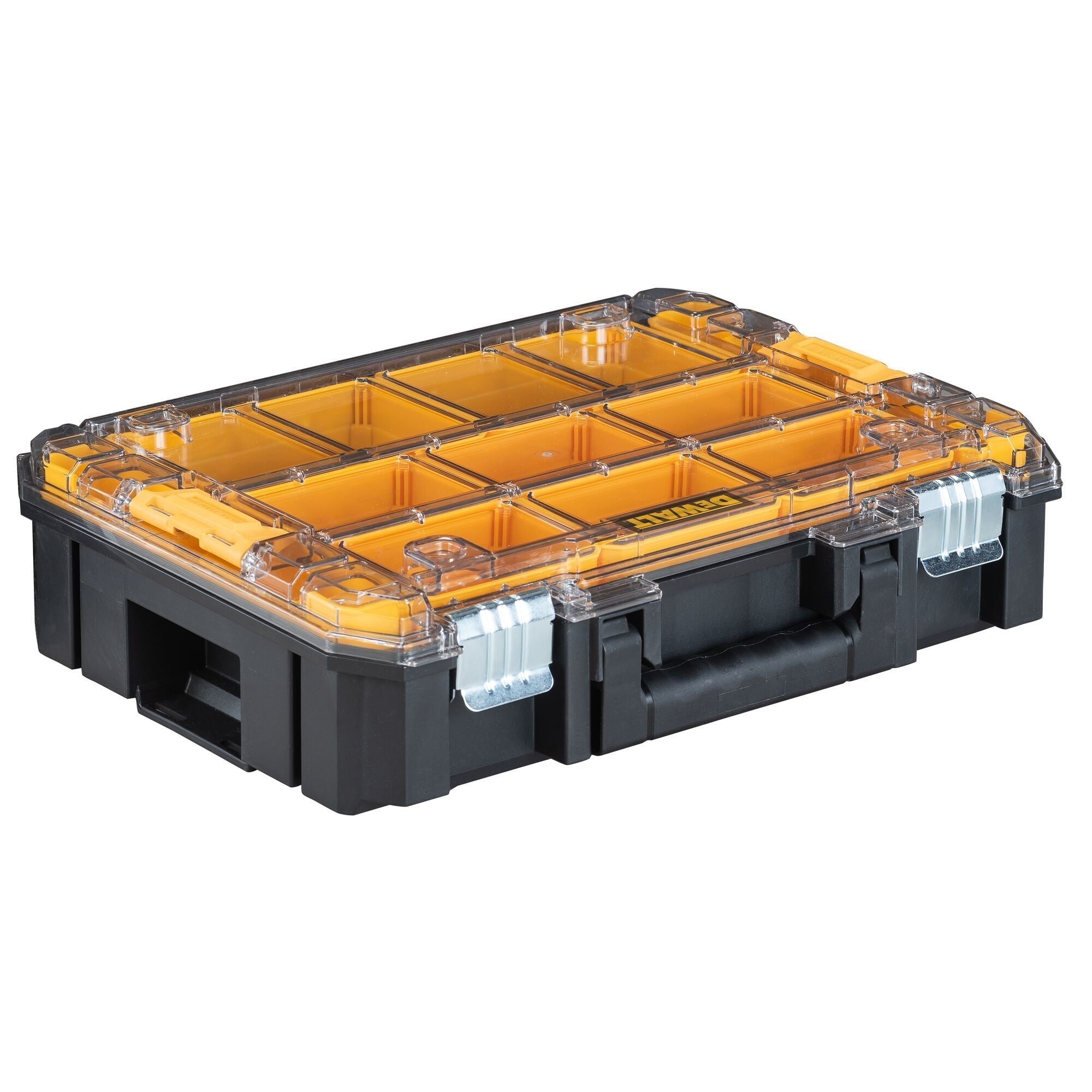 Dewalt TSTAK stapelbarer Organisator mit klarem Deckel, 44-lb