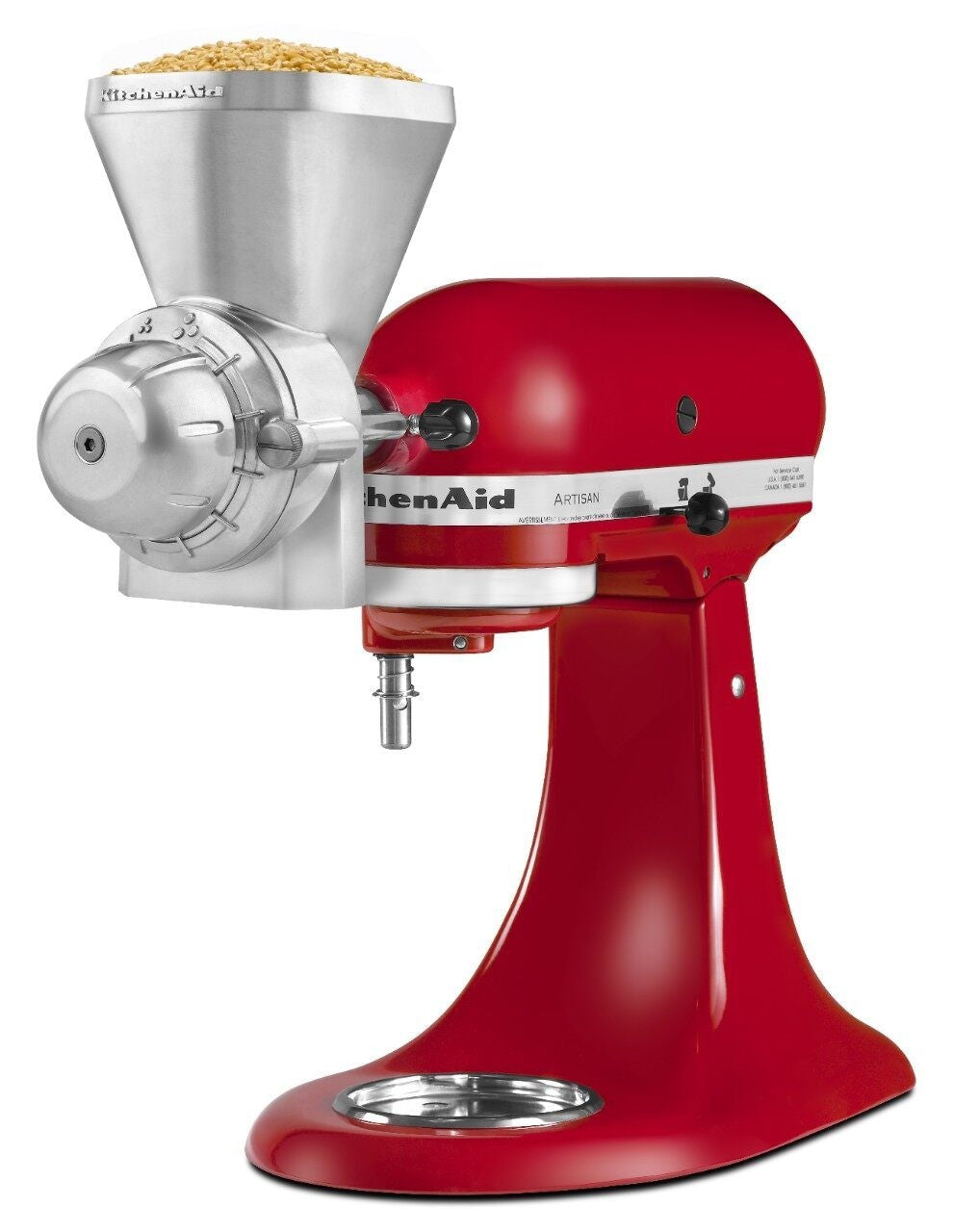 KitchenAid Kornmühlen-Stativmischeraufsatz mit 12 Mahlebenen