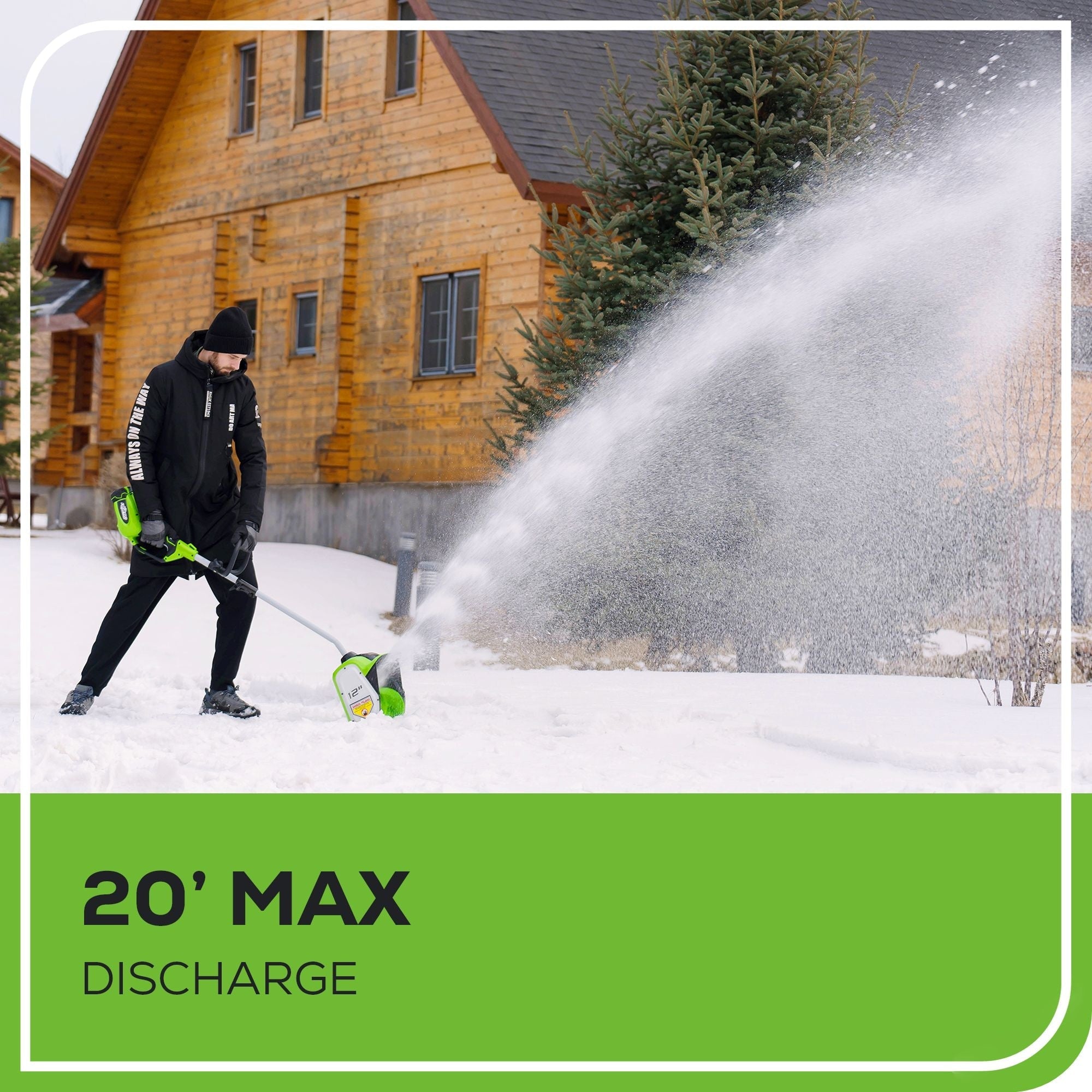 Greenworks 40V schnurlose Schneeschaufel, 12-in (nur Werkzeug)