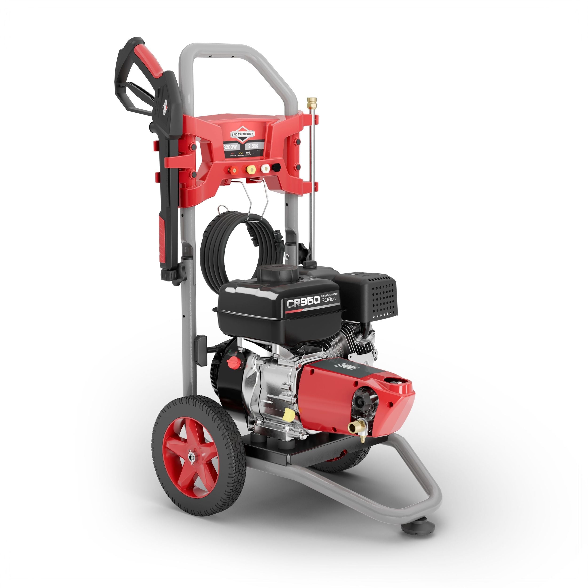 Briggs & Stratton 3200 PSI 2,5 GPM 208cc Motor Radgasdruckwäscher