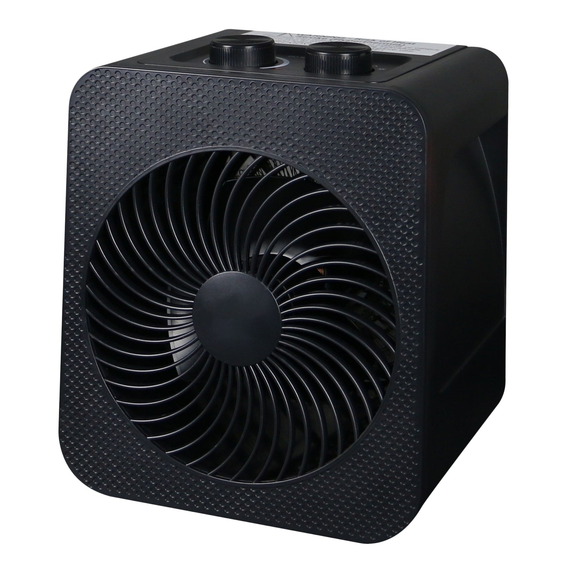 NOMA tragbare 2-In-1-Personalheizung & Ventilator, 1500W, schwarz
