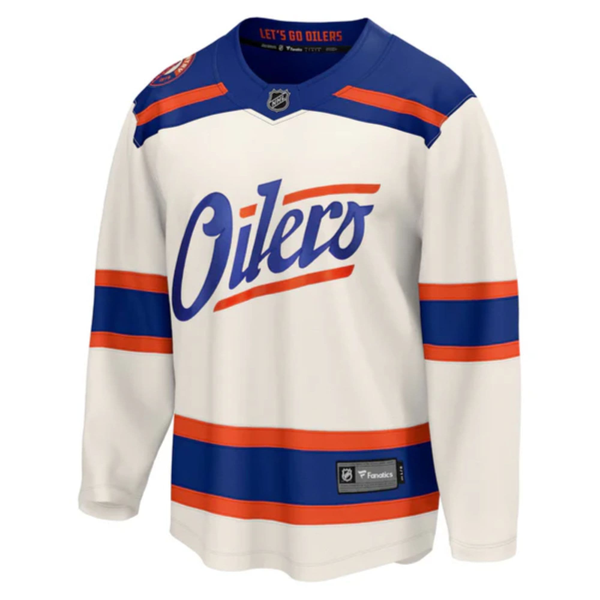 NHL Edmonton Oilers 2025 Erwachsene Standard alternative Breakaway-Trikot, verschiedene Größen