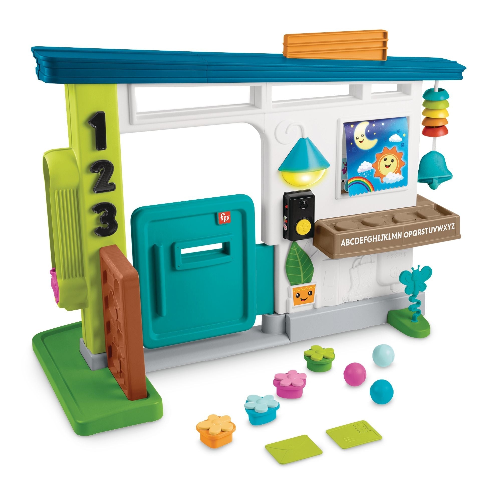 Fisher-Price Lachen und lernen ultimatives Spielhaus, Baby & Kleinkind elektronisches Lernspielzeug