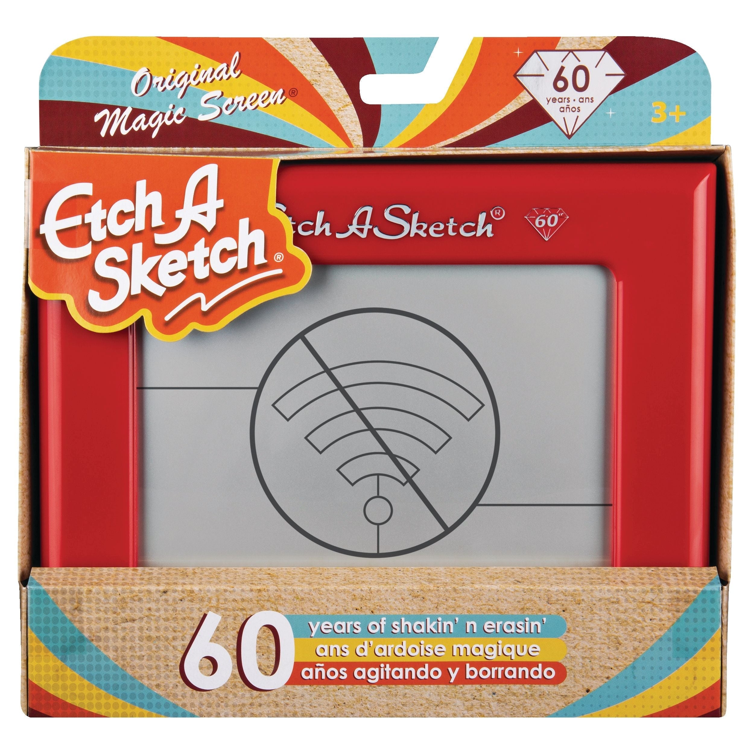 Etch eine Skizze Zeichnung Zauberschirm Spielzeug für Kinder, ab 3 Jahren